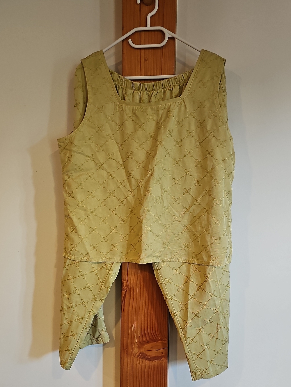 Avocado Green 2 Piece Outfit